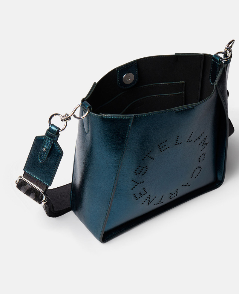 Stella McCartney Stella Logo Metallic Shoulder Bag outlook