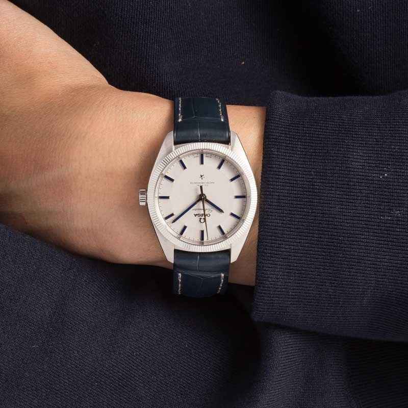 Omega Constellation Globemaster Platinum on Leather - 5