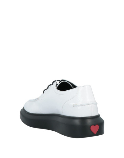 Moschino White Women's Laced Shoes outlook