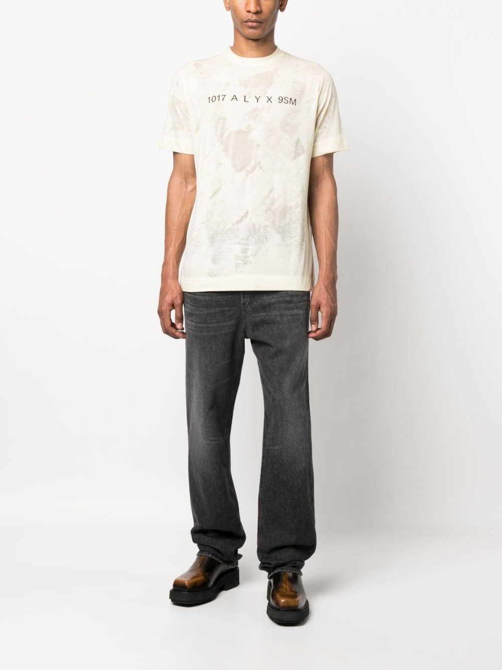 logo-print detail T-shirt - 3