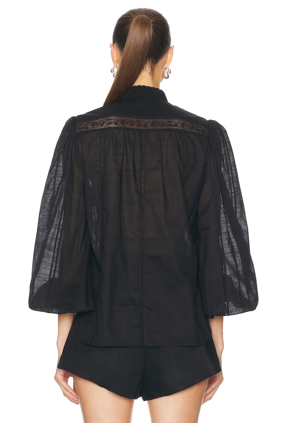 Halliday Lace Trim Shirt - 3