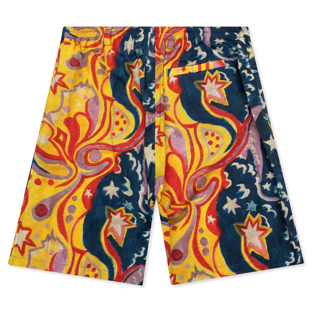 MARNI X NO VACANCY INN POPLIN SHORTS - ROYAL - 2
