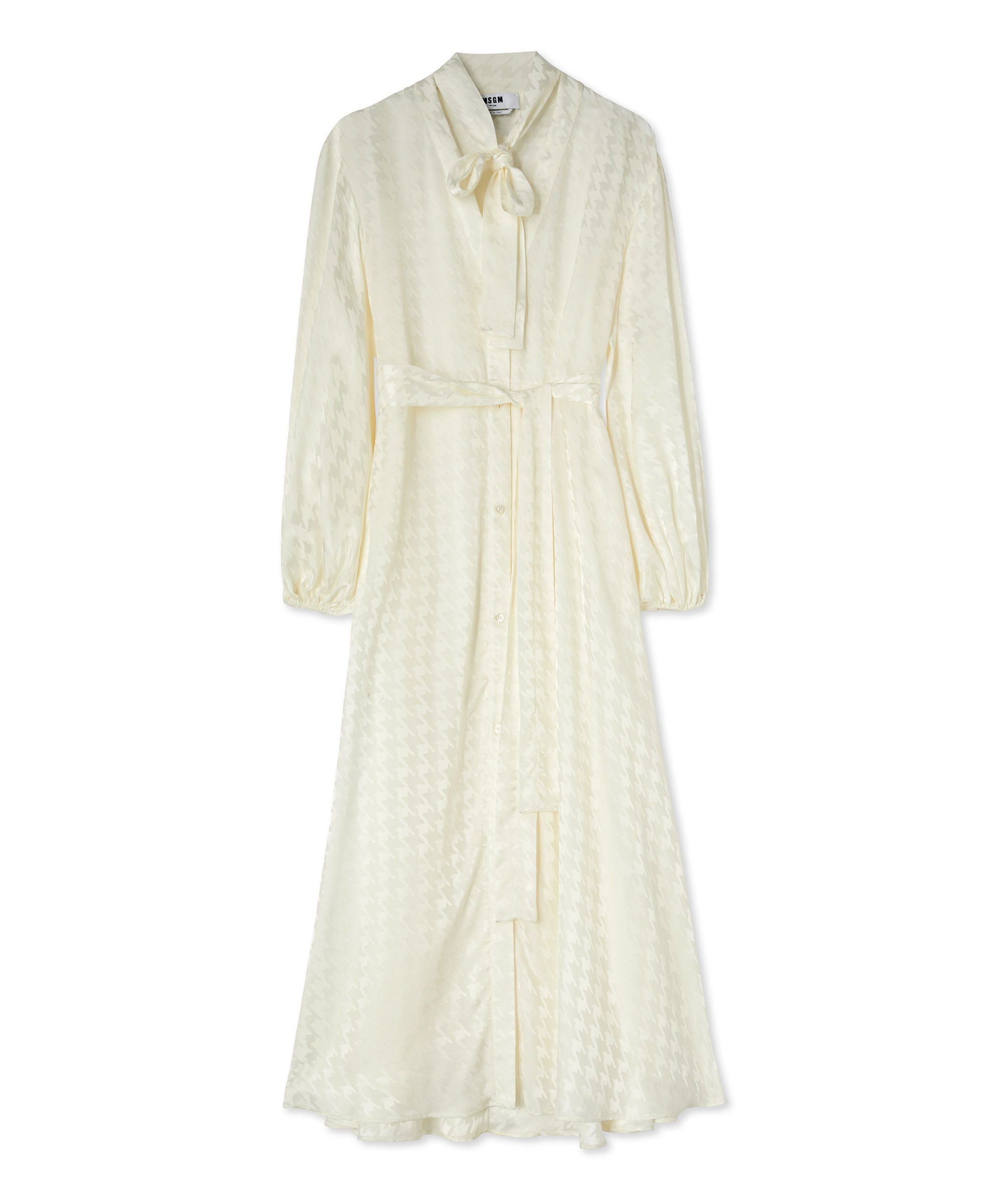 "Fluid Viscose Jacquard" fabric dress - 1