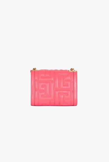 Small-sized salmon pink quilted leather 1945 bag - 3