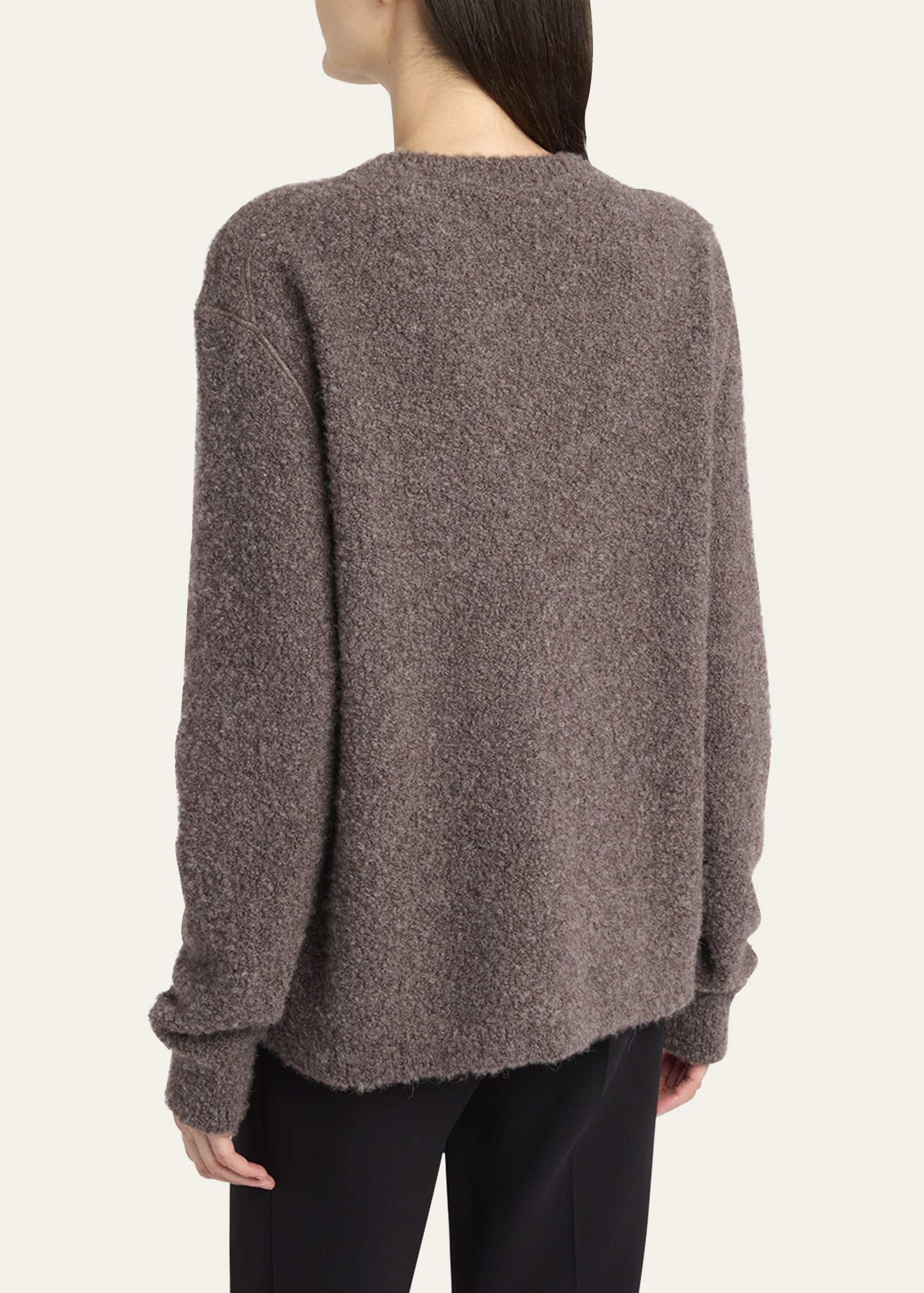 Leorina Cashmere Boucle Knit Sweater - 3