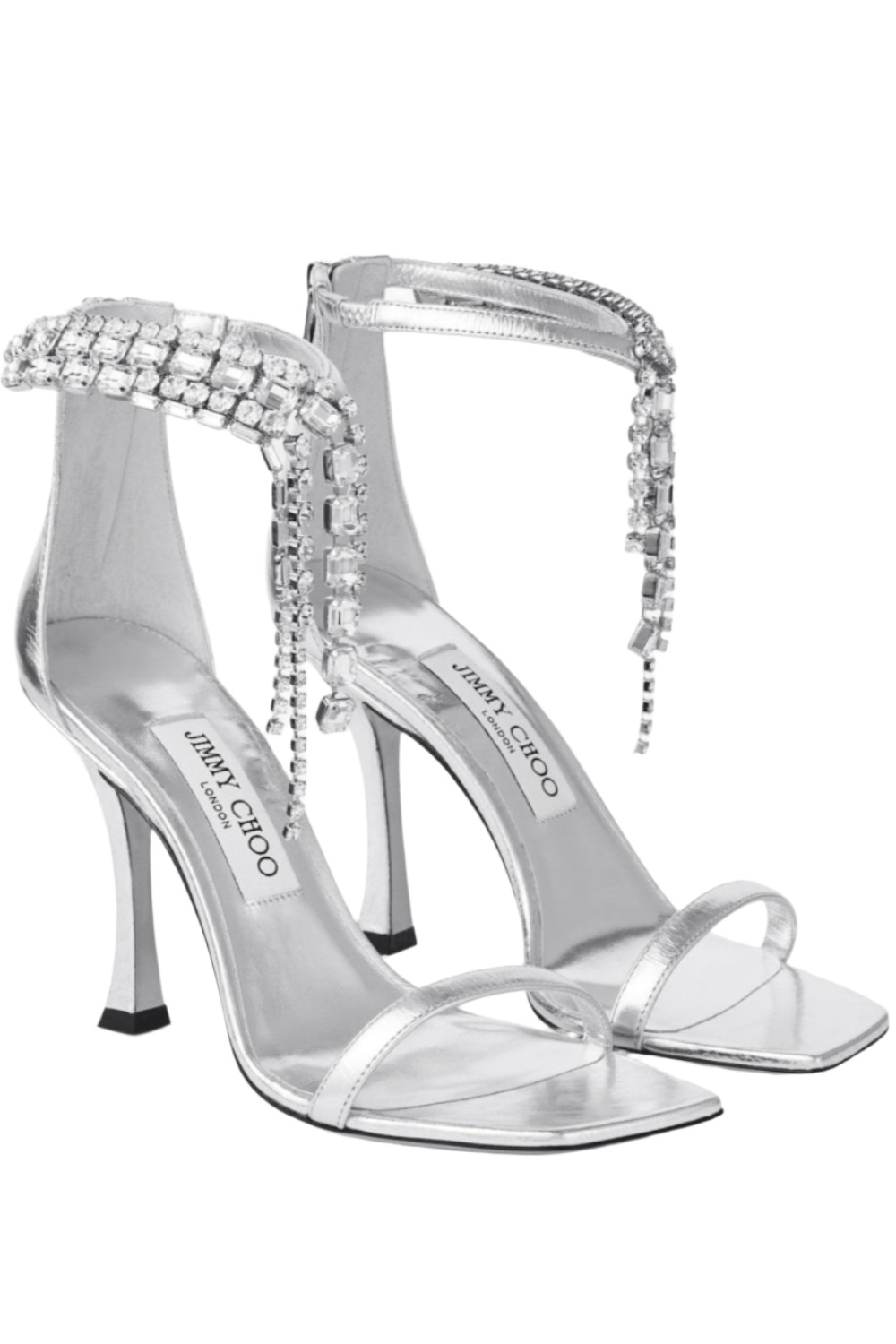 Verity Sandal 100 Metallic Silver - 2