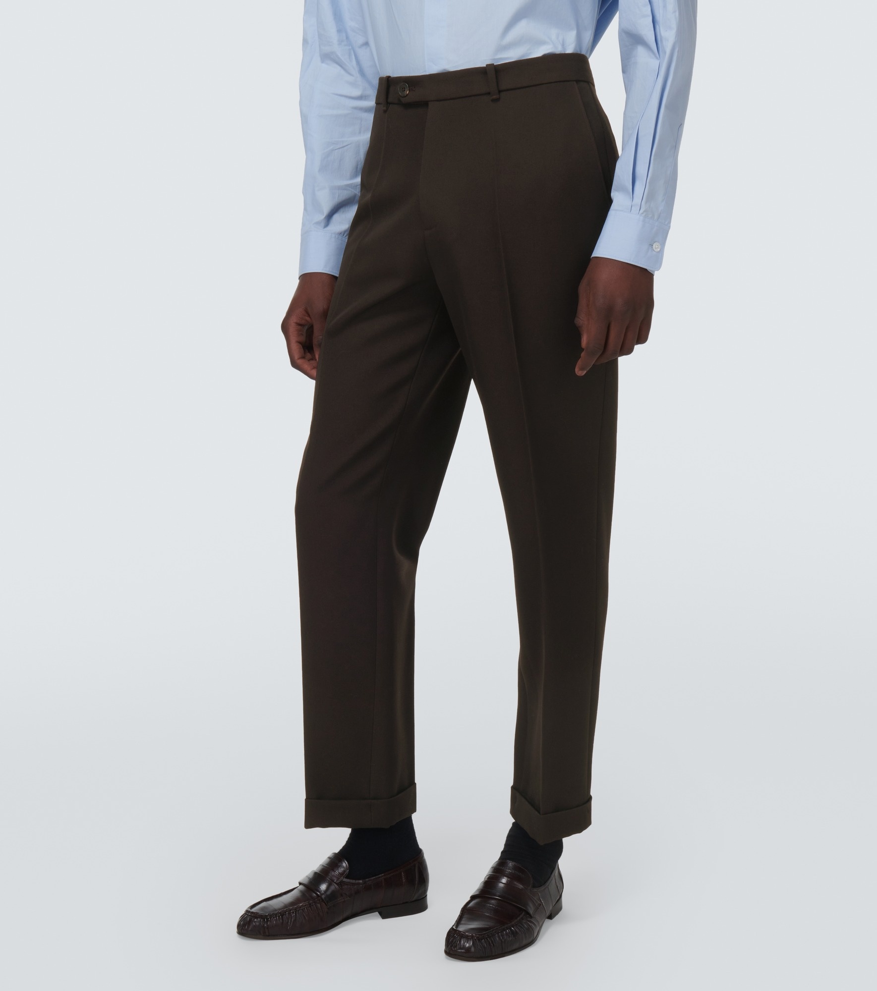 Seth wool straight pants - 3