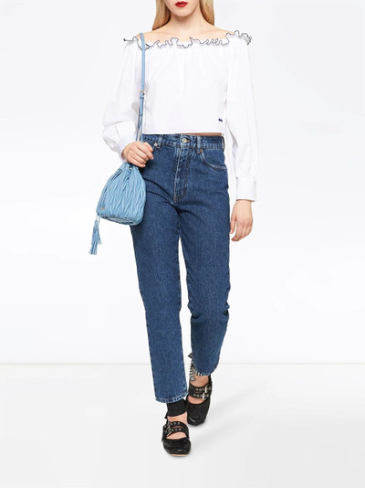 Miu Miu straight-fit Brigitte jeans outlook