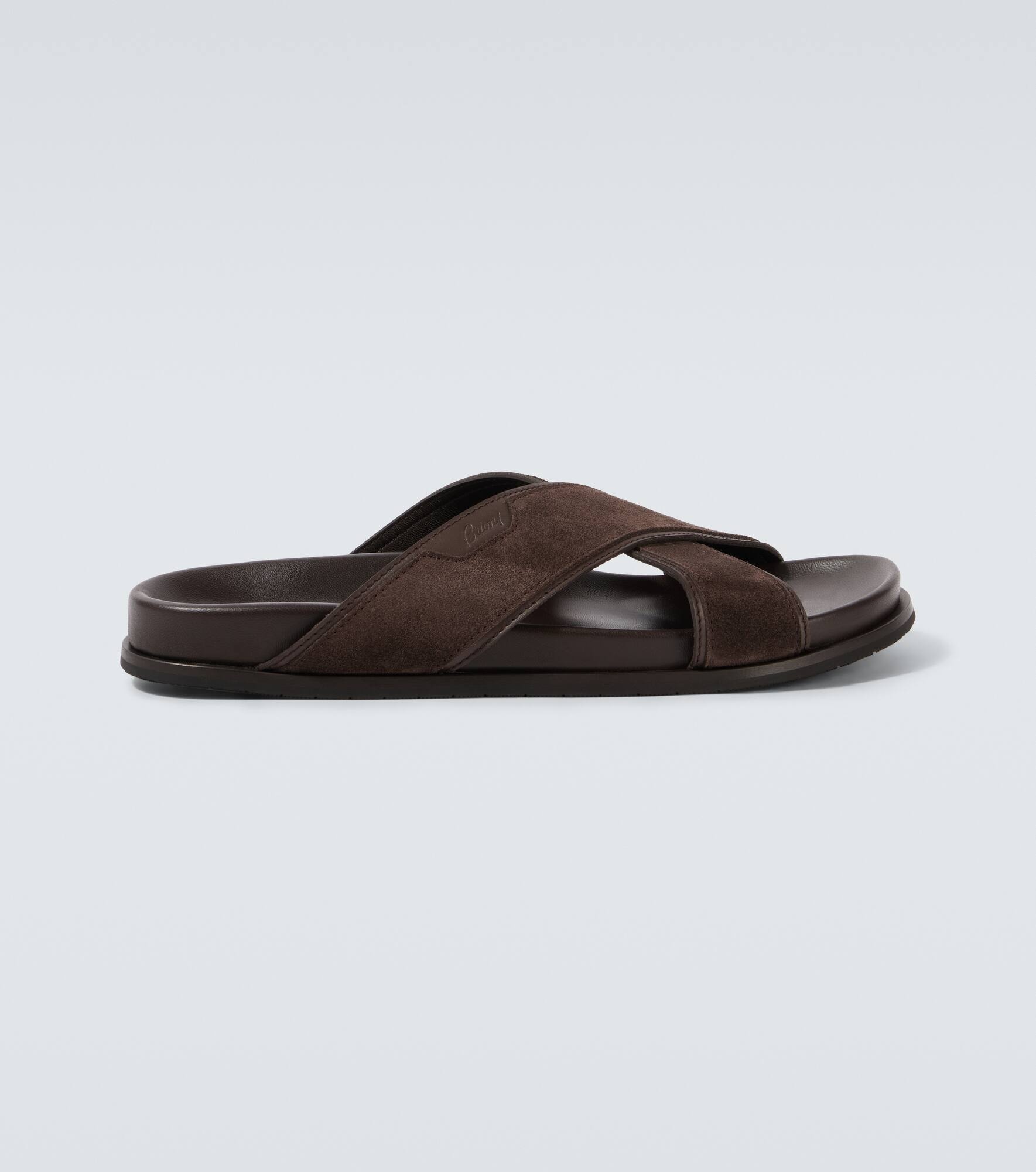 Suede slides - 1