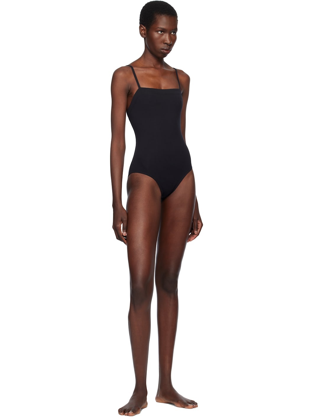 Black Aquarelle Swimsuit - 4