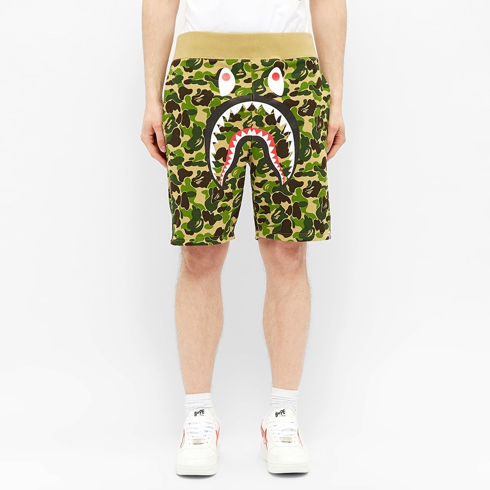 A Bathing Ape ABC Camo Shark Sweat Short - 4