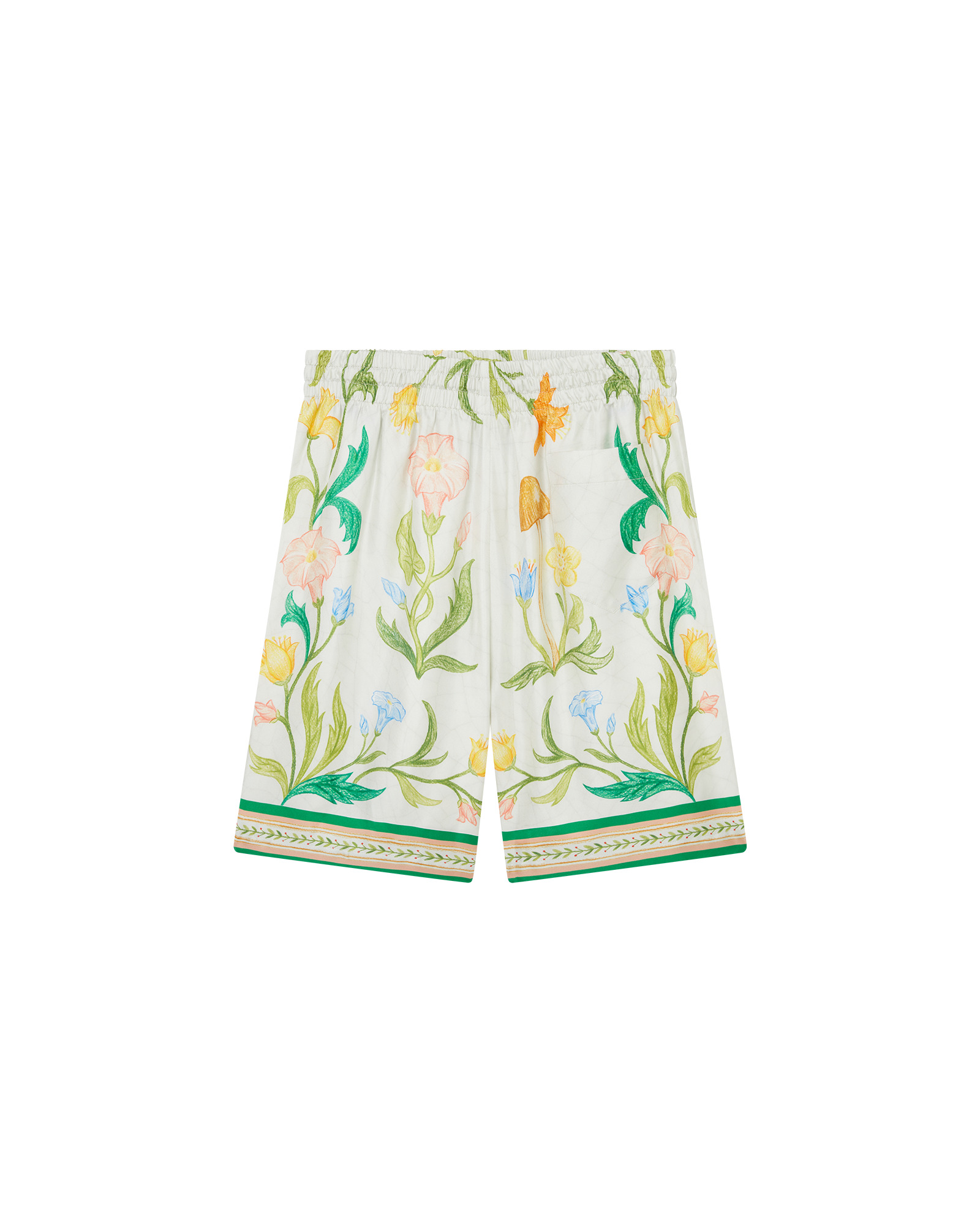 L'Arche Fleurie Silk Shorts - 5