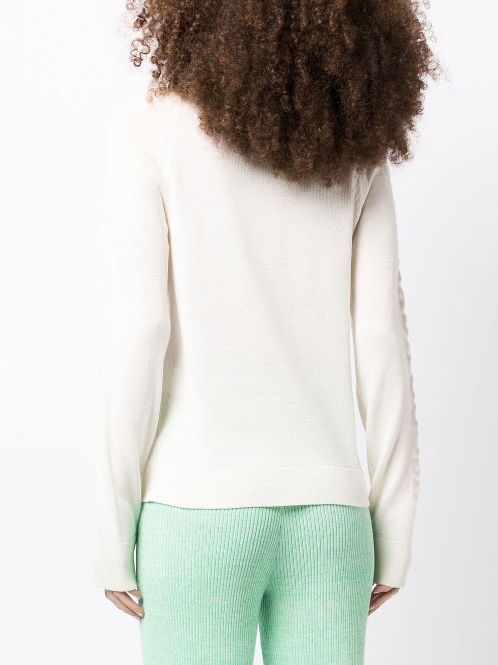fine-knit crew-neck jumper - 4