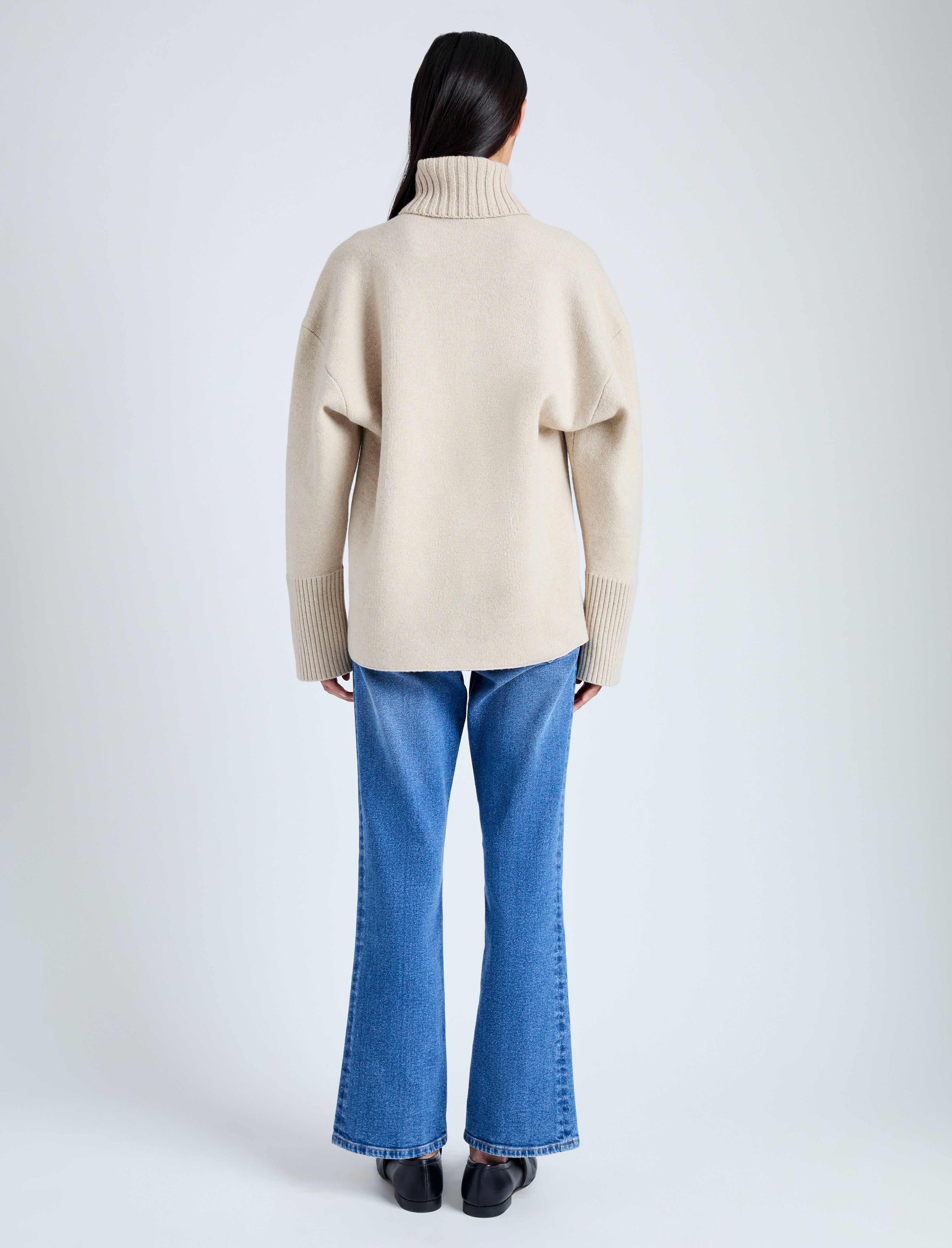 Sandra Turtleneck in Eco Doubleface Cashmere - 5