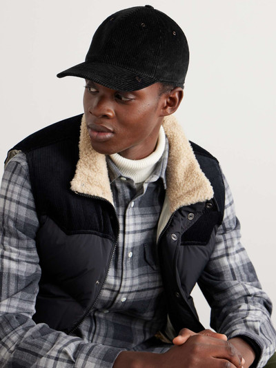 Brunello Cucinelli Leather-Trimmed Cashmere and Silk-Blend Corduroy Baseball Cap outlook