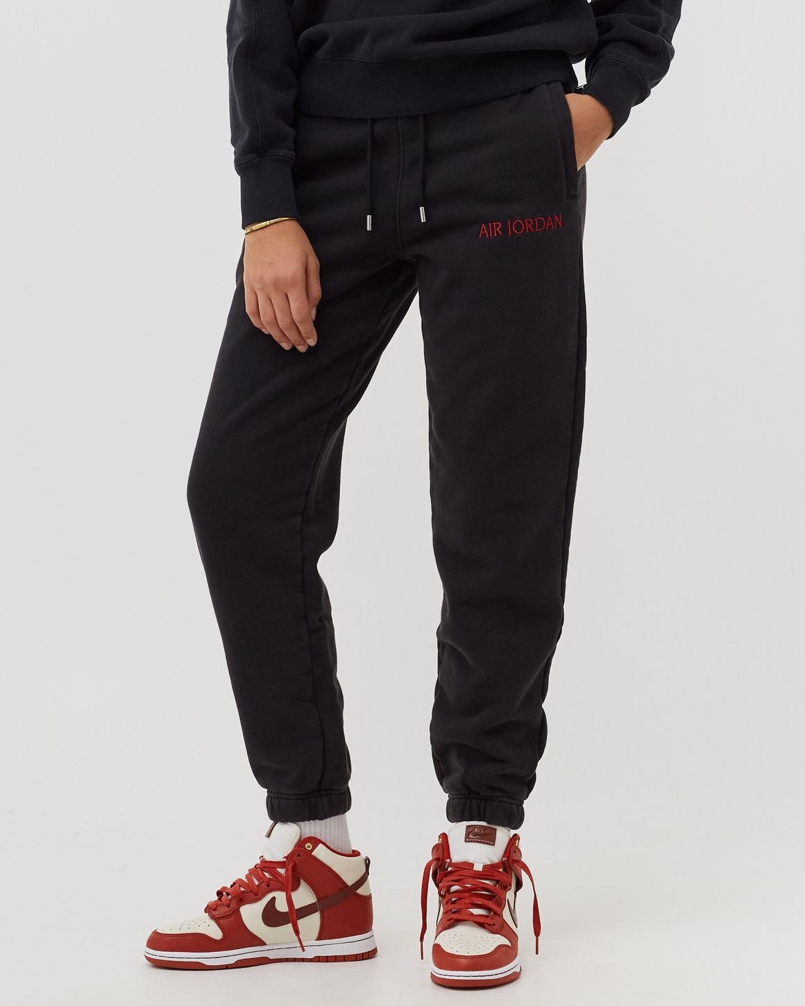 WMNS JORDAN AIR WORDMARK FLEECE PANT - 2