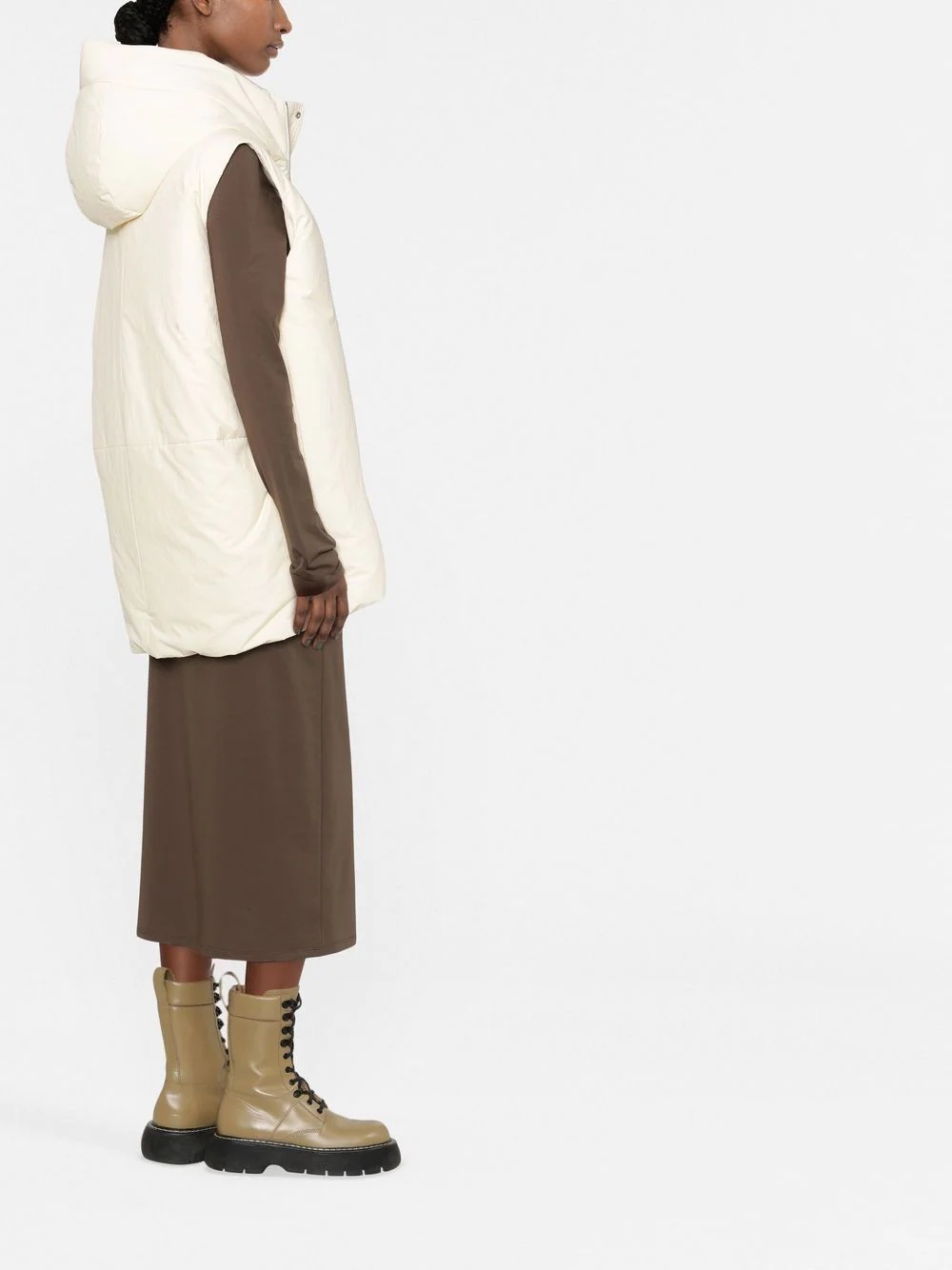 oversized padded gilet - 3