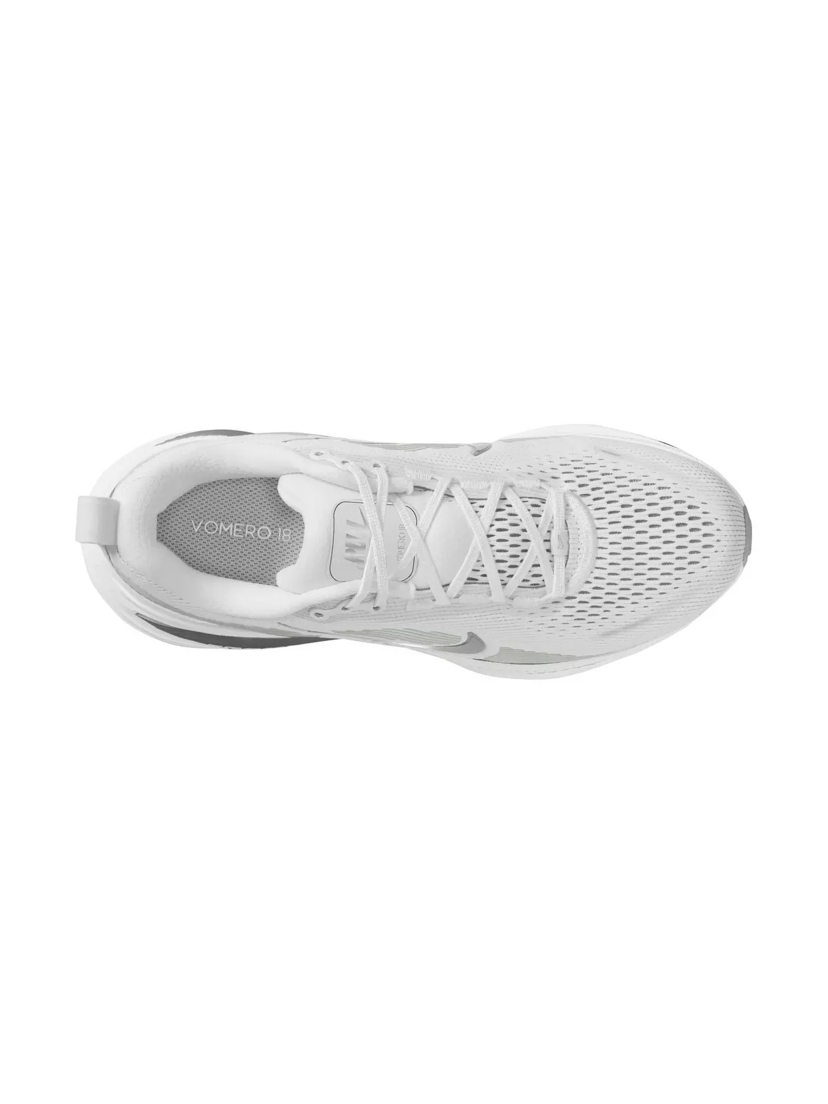 Vomero 18 "White/Metallic Silver/Photon Dust" Women's Shoe - 8