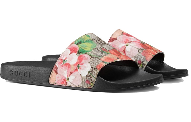 (WMNS) Gucci GG Supreme Slide 'Blooms' 408508-KU200-8919 - 3