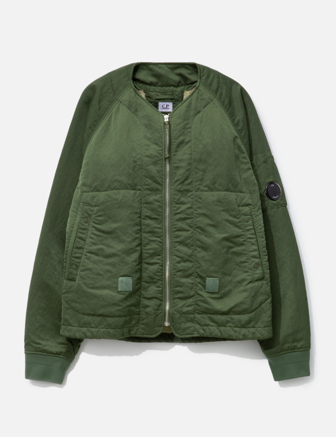 NYLON B LINED BOMBER JACKET - 1