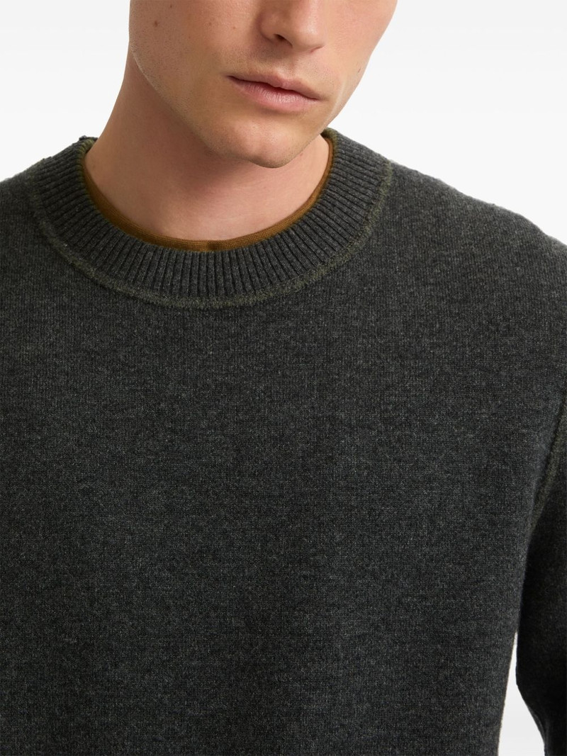 two-tone reversible knit jumper 5