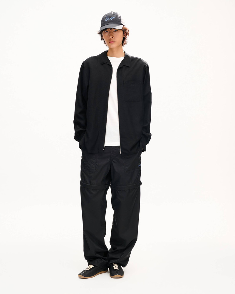KENZO 'KENZO Signature' zipped oversized shirt outlook