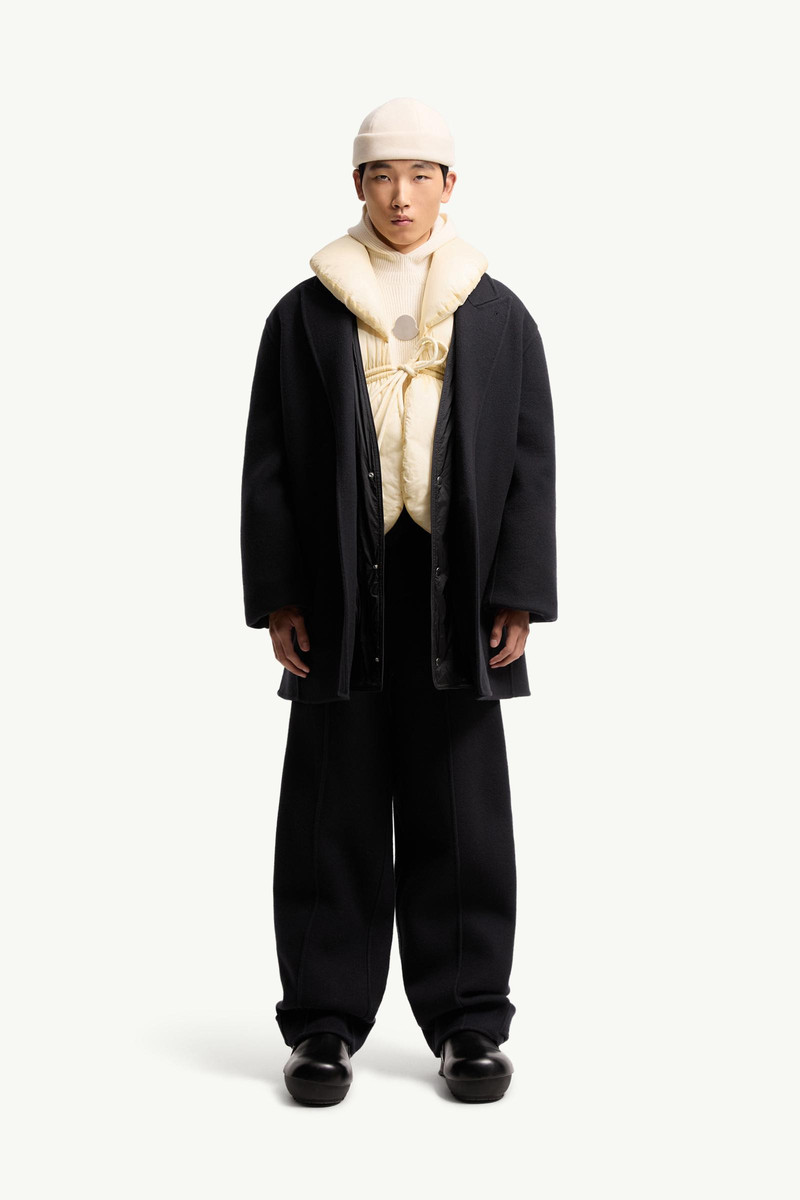 Jil Sander Moncler + JIL SANDER Rhamnose 3-in-1 Wool Mono-Breasted Down Jacket outlook