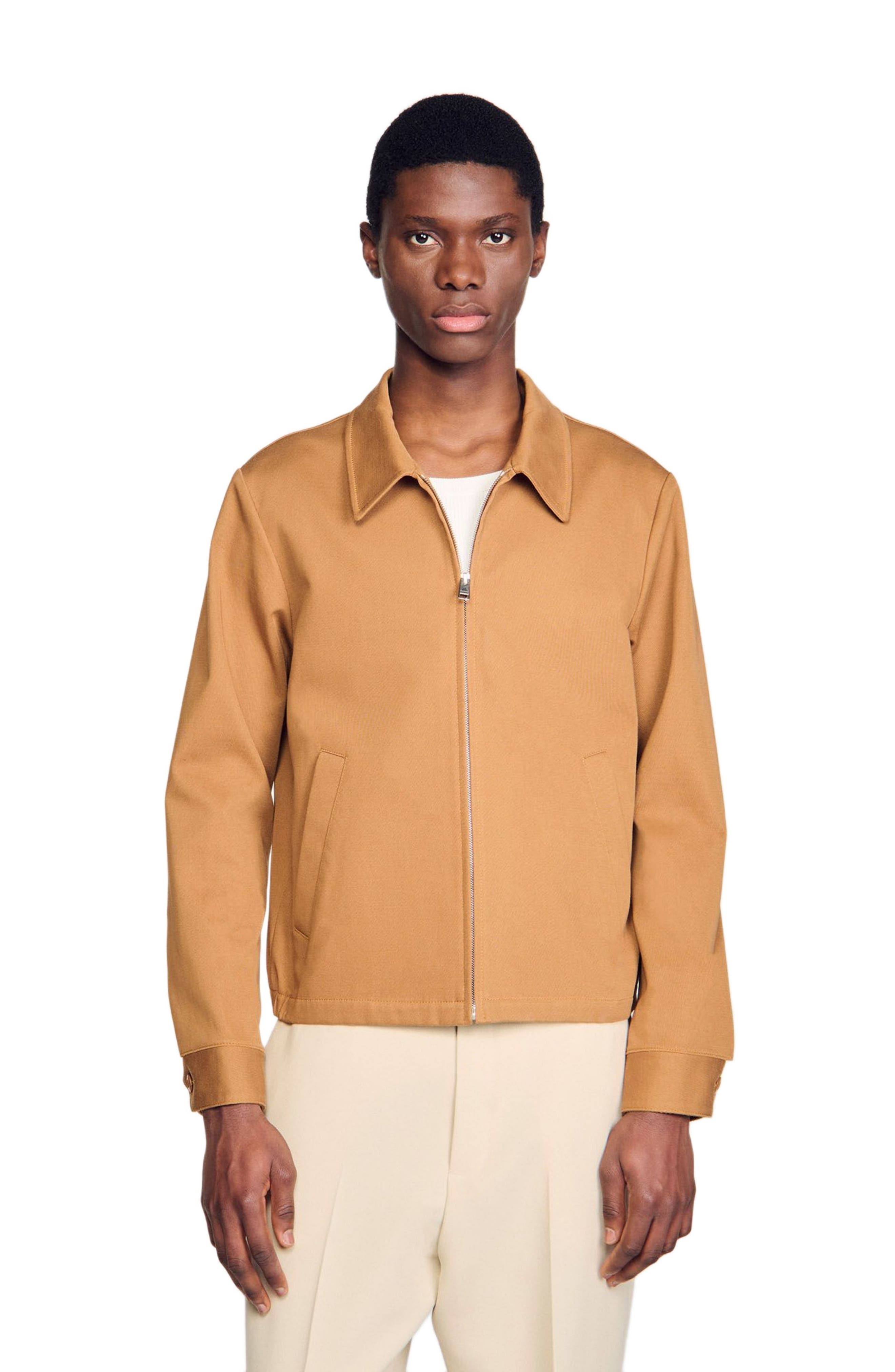 SANDRO Cotton jacket in Hazel at Nordstrom - 3