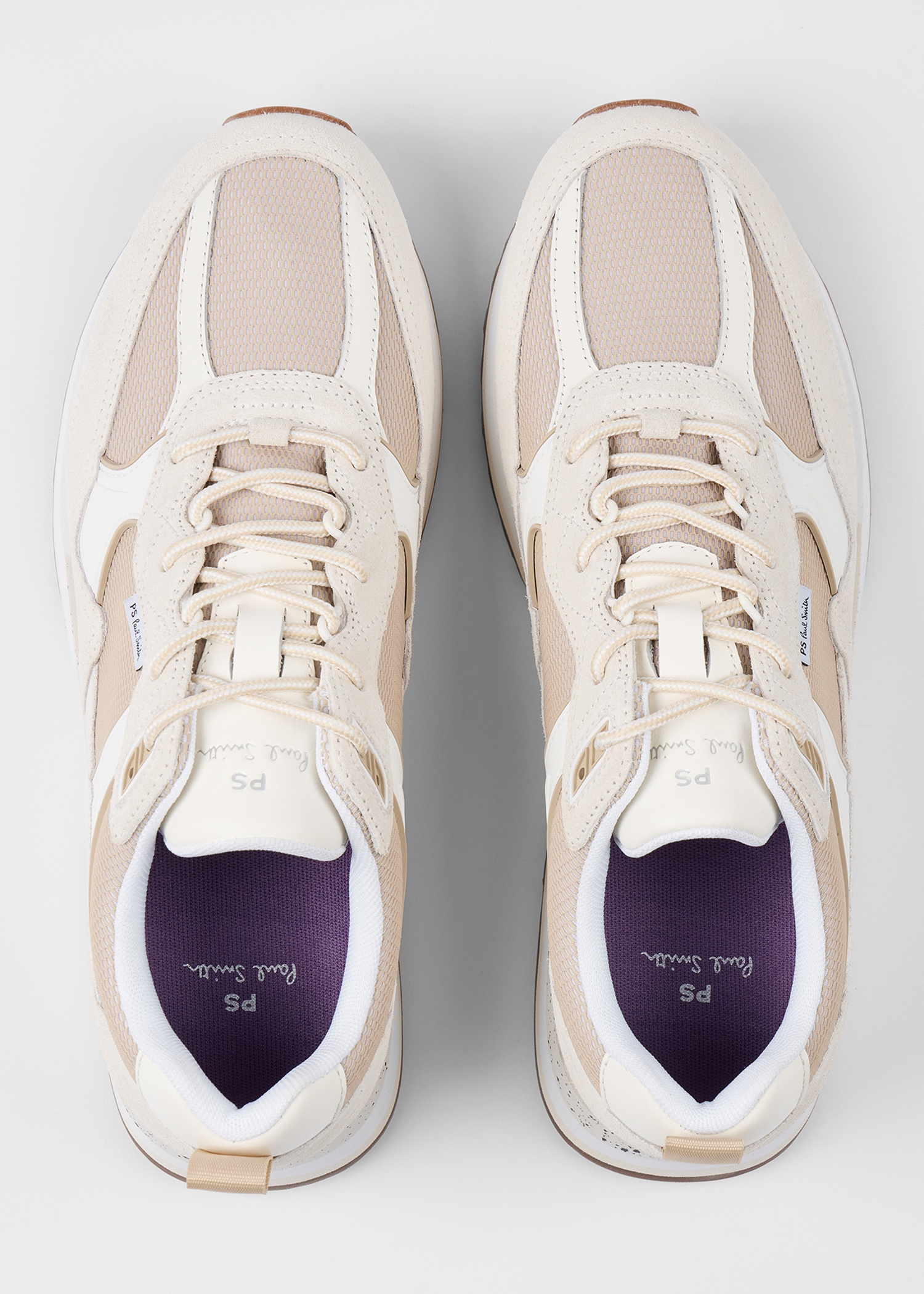 White Suede 'Banks' Trainers - 5