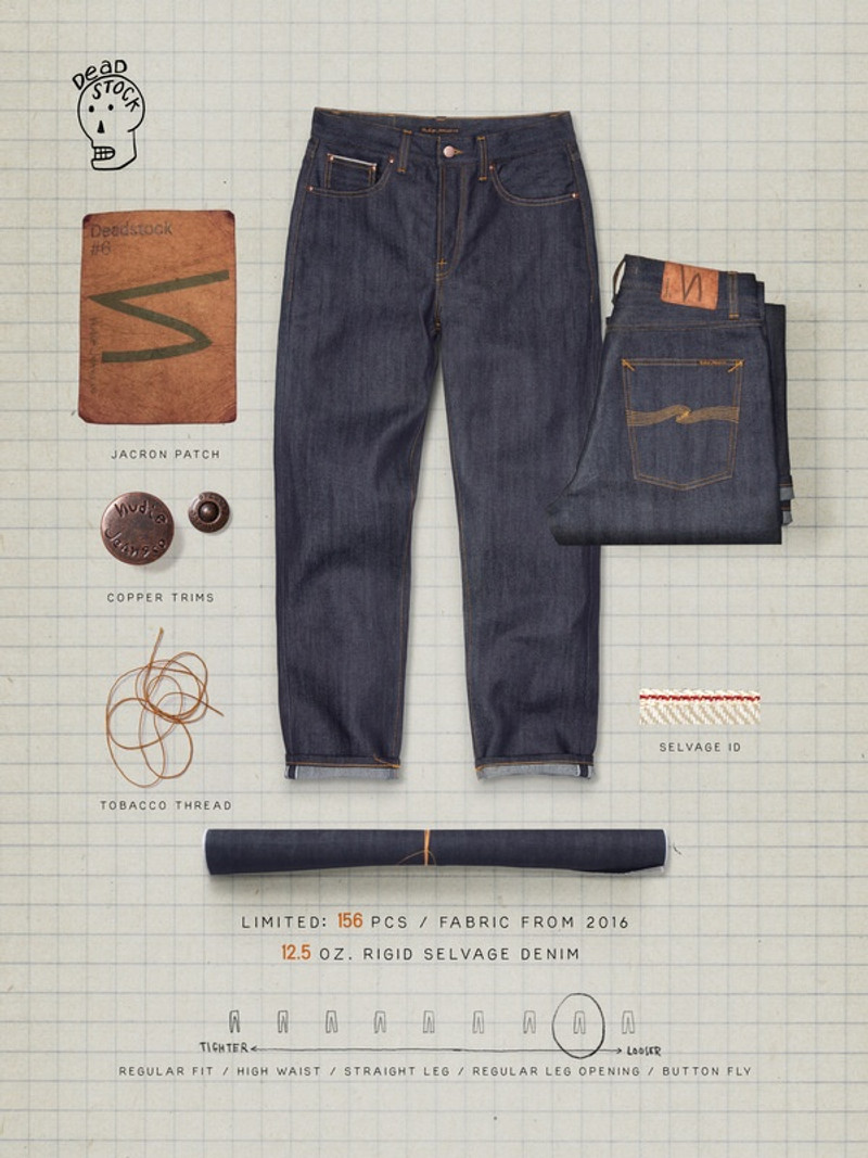 Rad Rufus Dry Selvage Deadstock 6 3