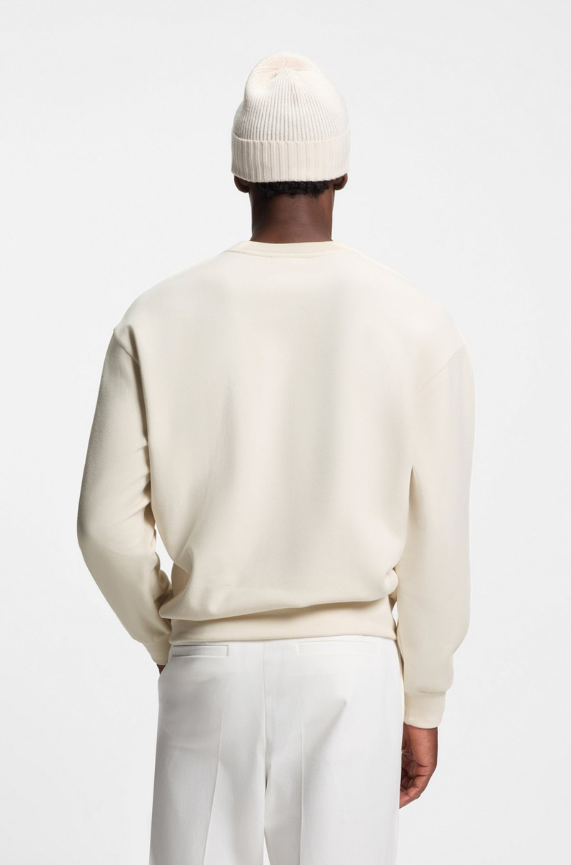 BOSS X STEIFF ALL-GENDER SWEATSHIRT IN A COTTON BLEND 4