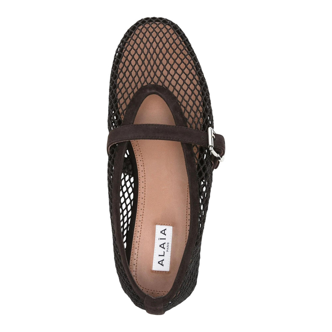 Ballet Flats Mesh Suede - 4