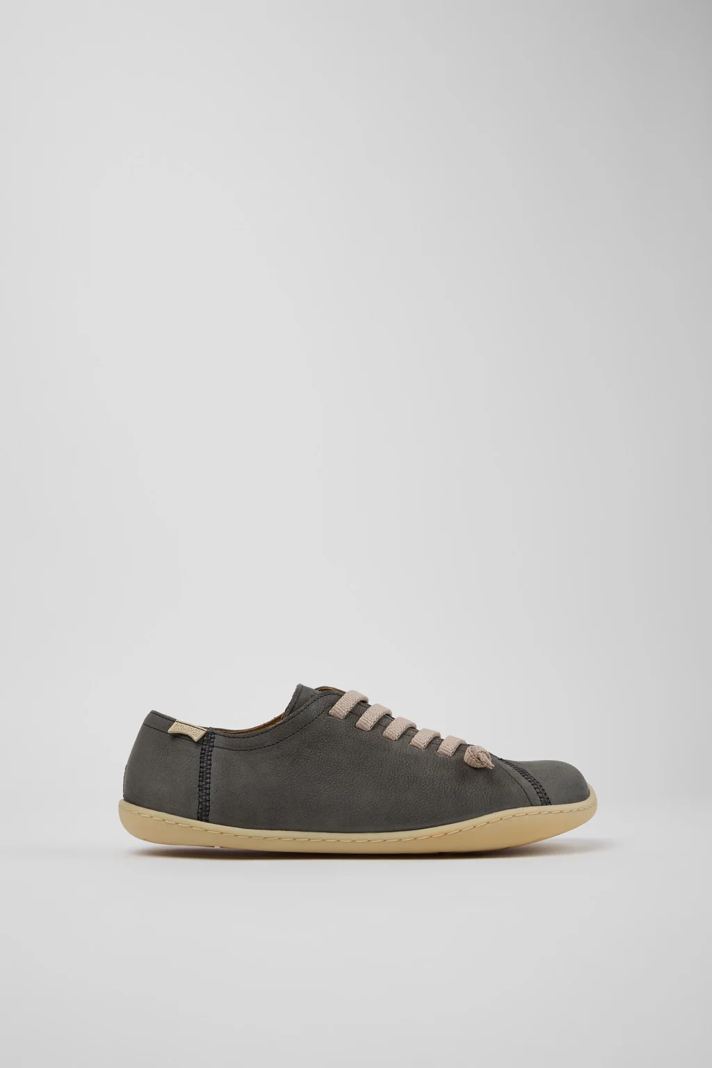 Peu Gray Leather Shoes for Women. - 1