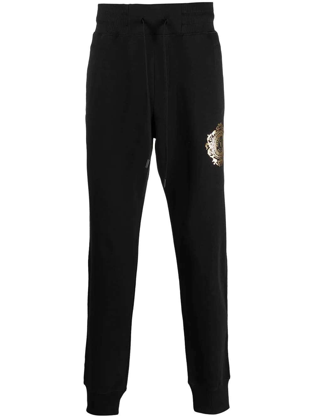 logo-print track pants - 1