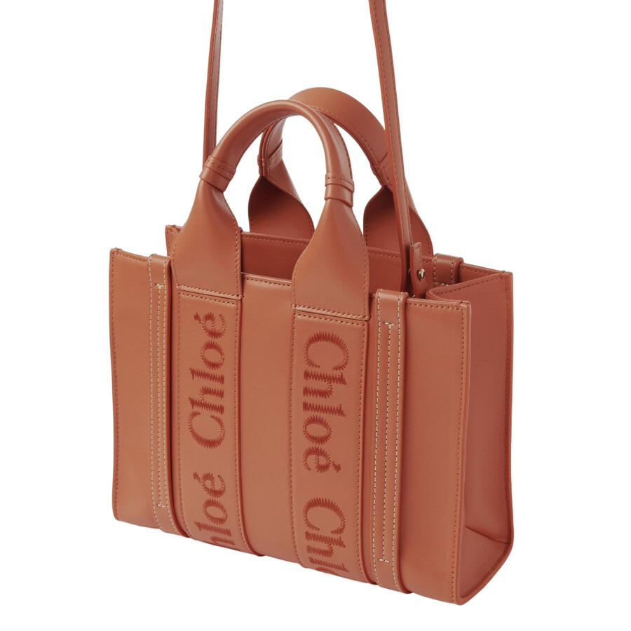 Chloe Small Woody Logo Tote Bag - 3