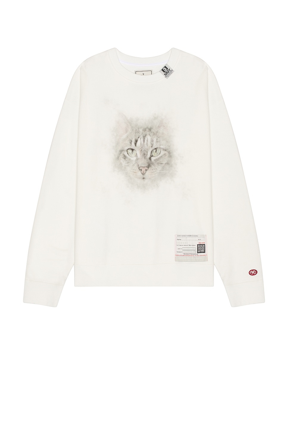 Cat Printed Pullover - 1