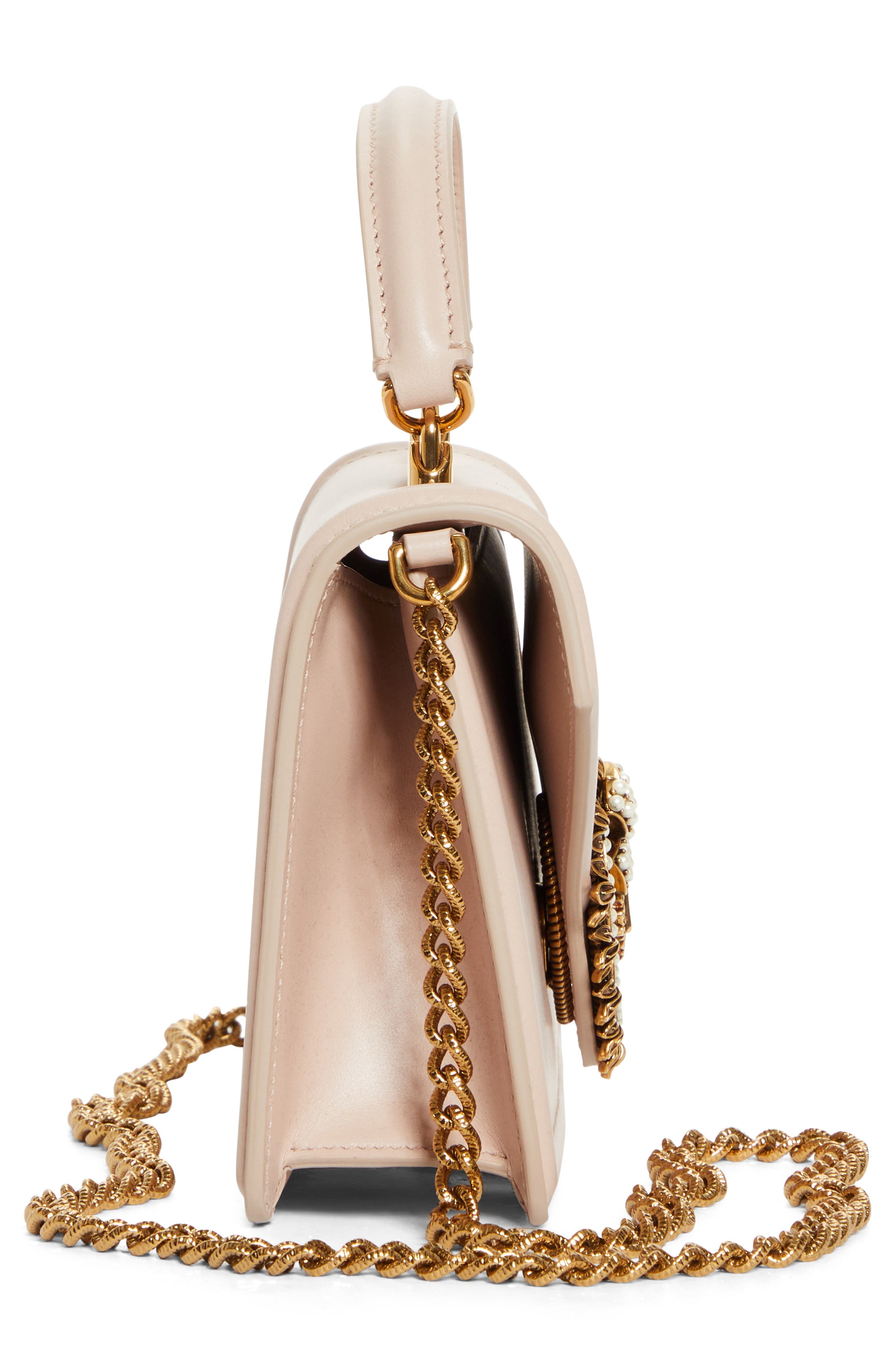 Mini Devotion Leather Top Handle Bag - 6