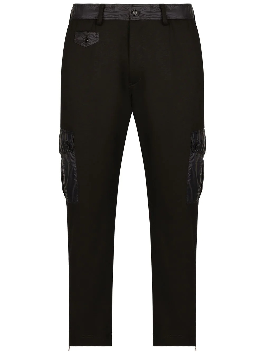 straight-leg cargo trousers - 1