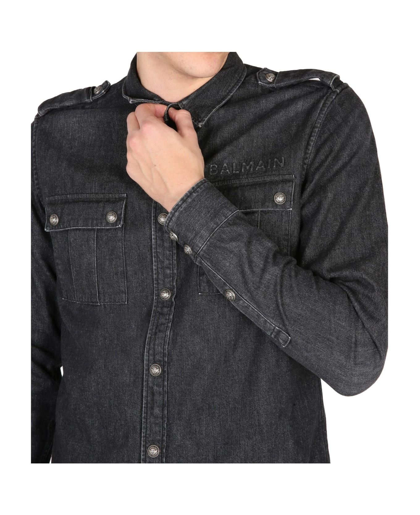 Cotton Denim Shirt - 4