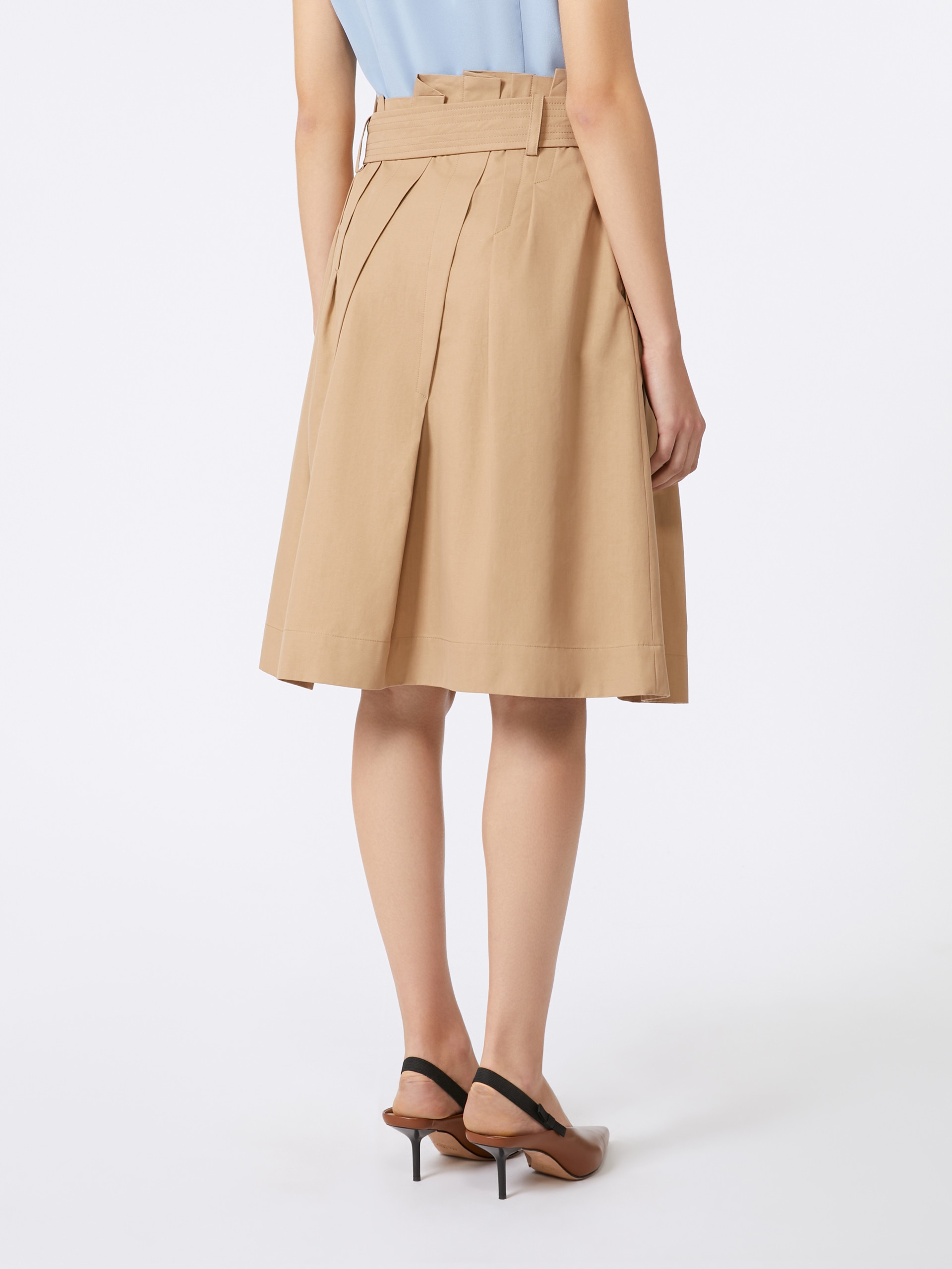 ACQUI Cotton twill skirt - 4