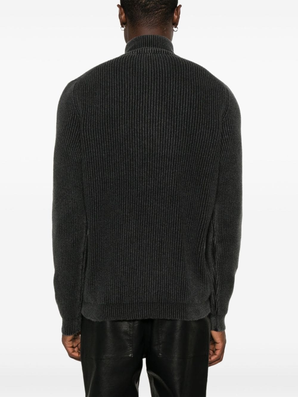 zip-up cardigan - 4