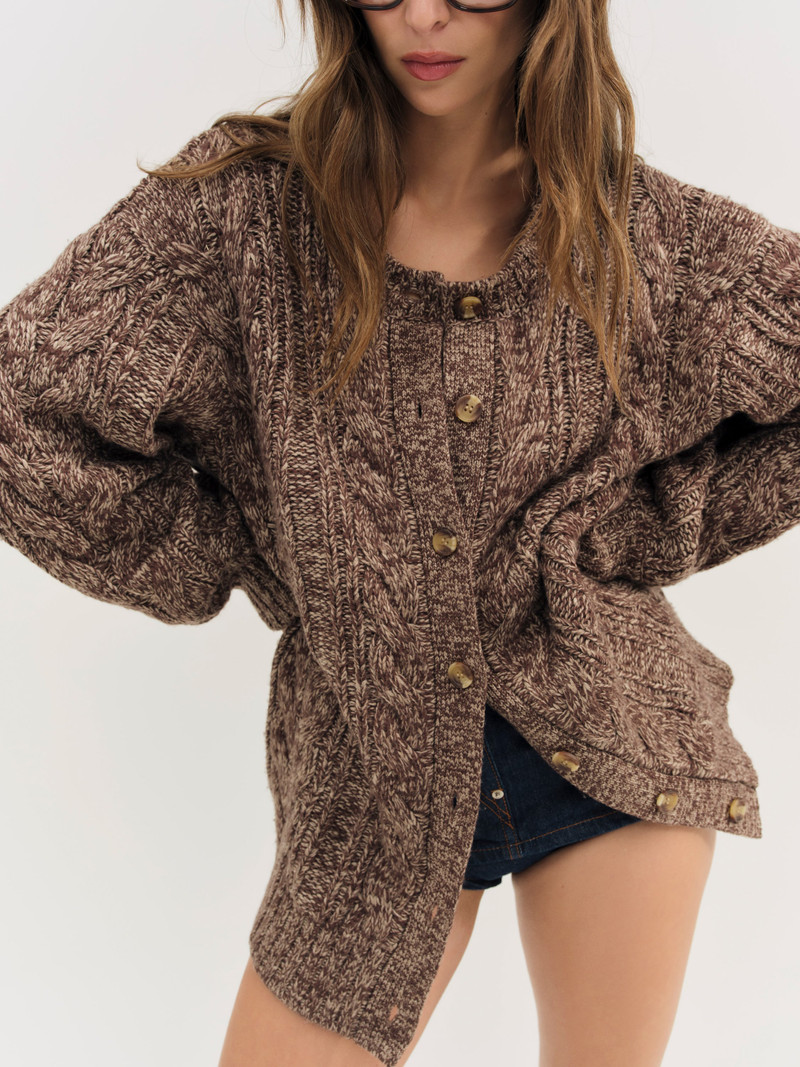 Nathalie Knit Oversized Cardigan 7