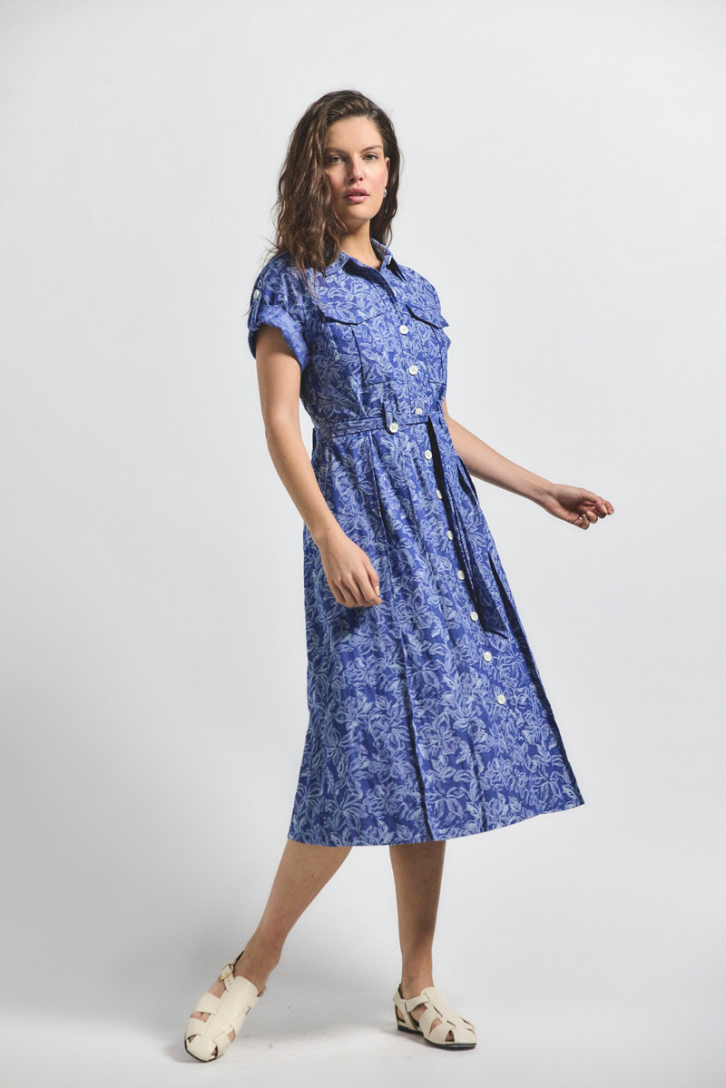 GAELLE BELTED UTILITY DRESS 1