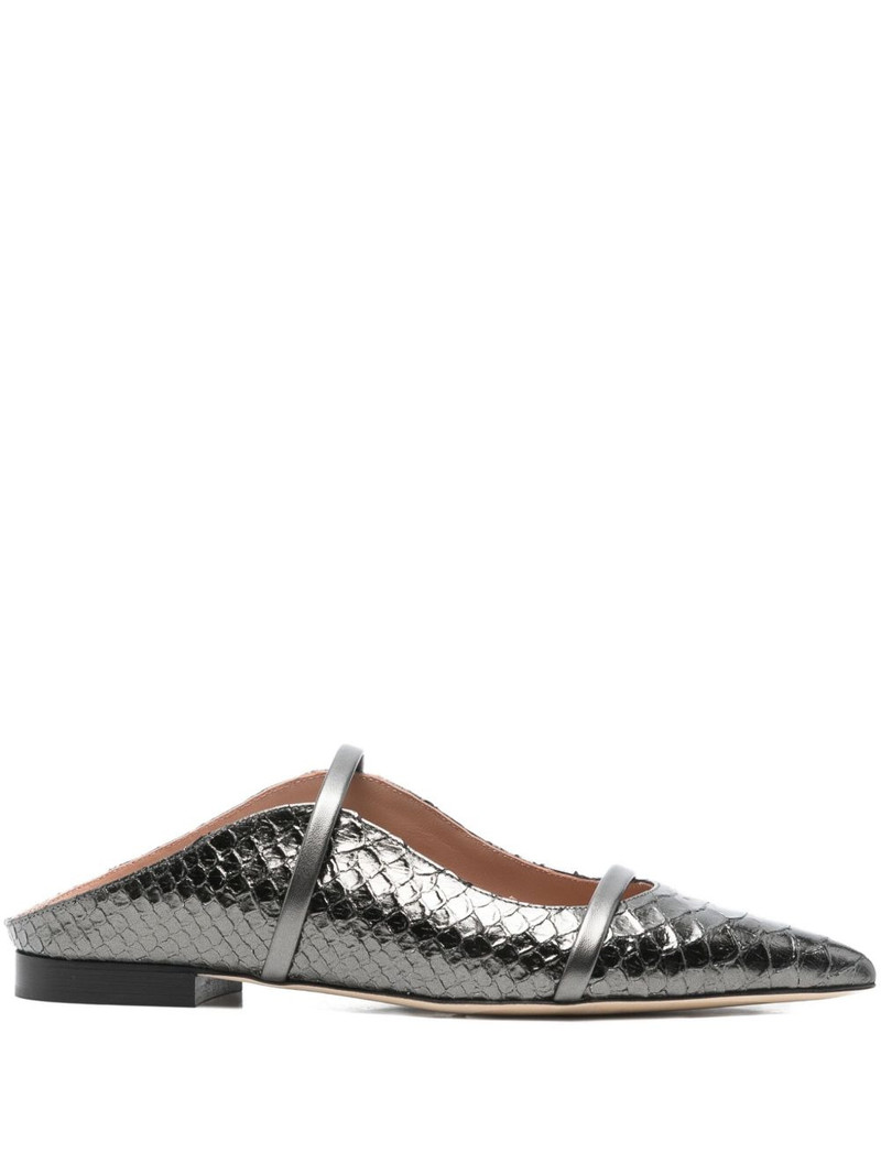 leather pointed-toe flats 1