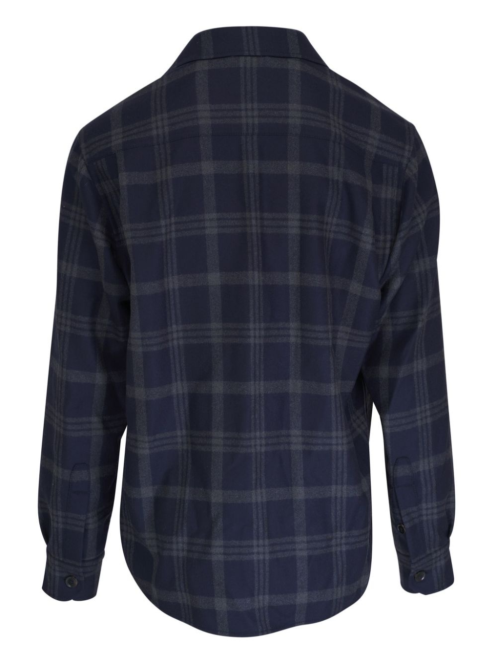 checked wool shirt - 2