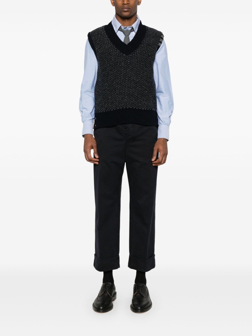 RWB-grosgrain cotton shirt - 2