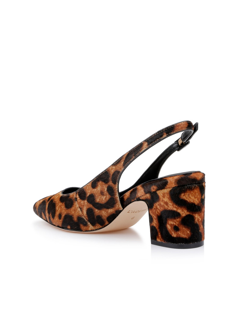 L'AGENCE Elaina Leather Slingback outlook
