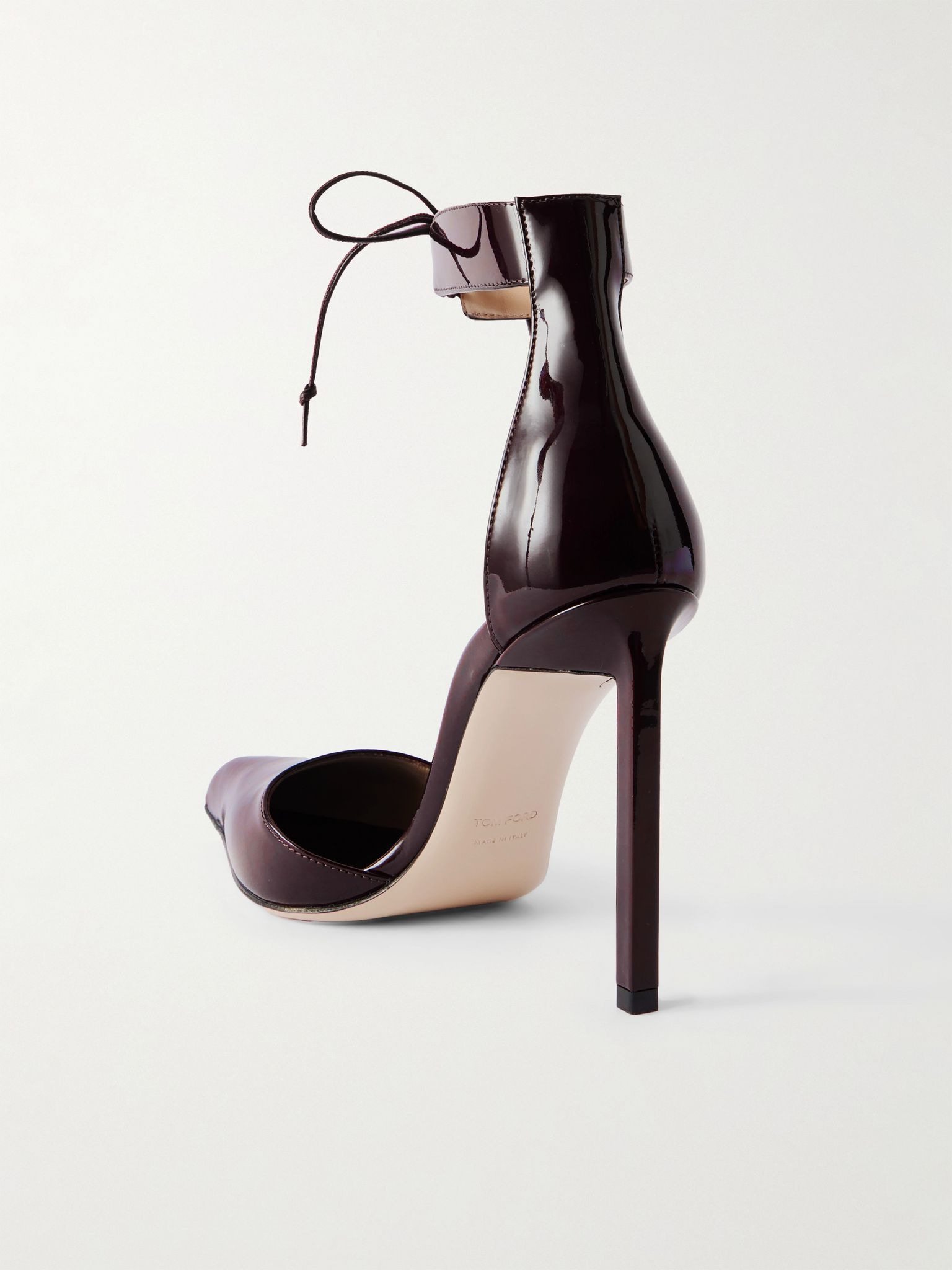 Patent-leather pumps Burgundy - 3