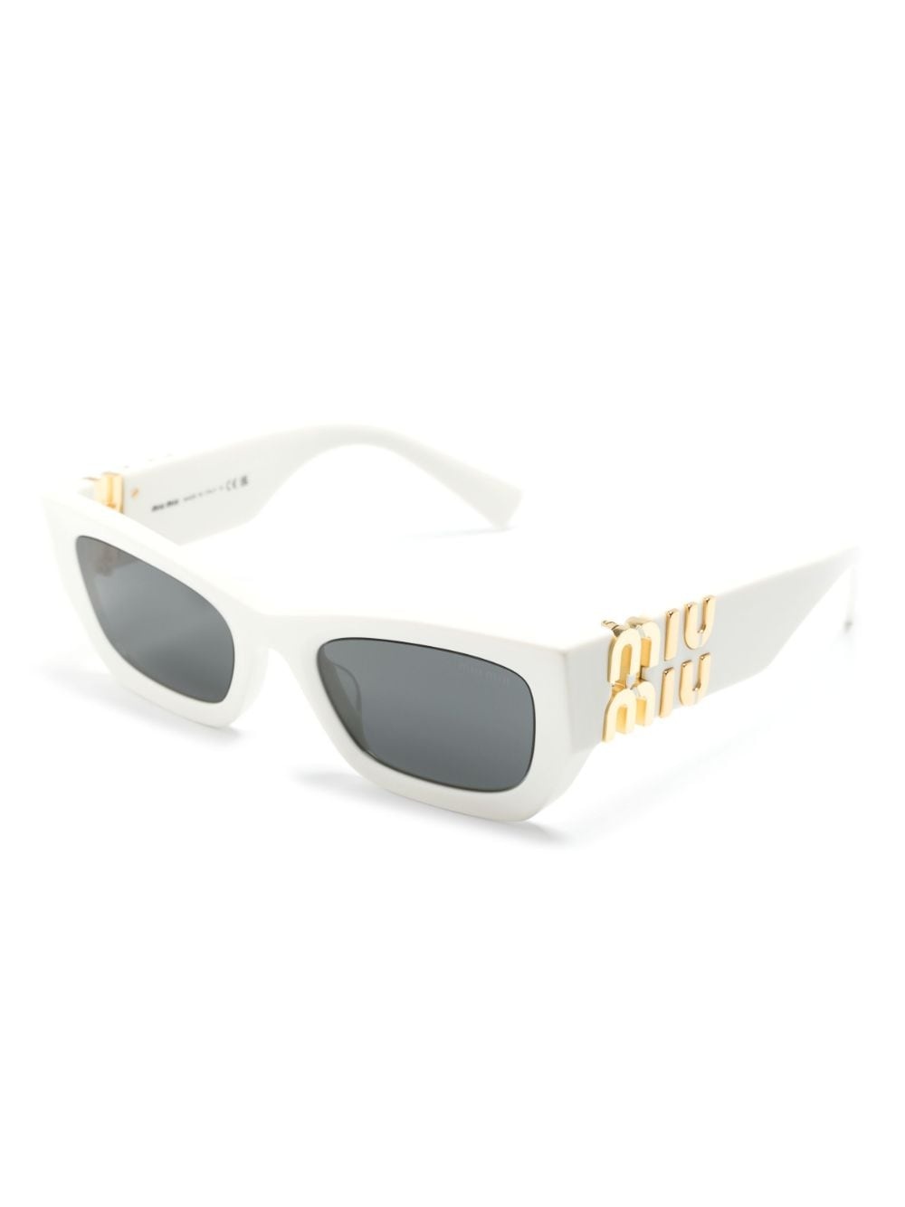 logo-plaque arm sunglasses - 2