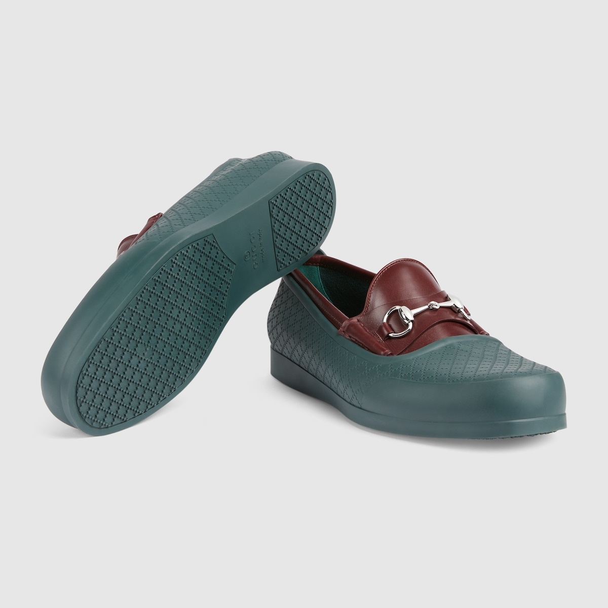Men's rhodium Horsebit loafer - 6